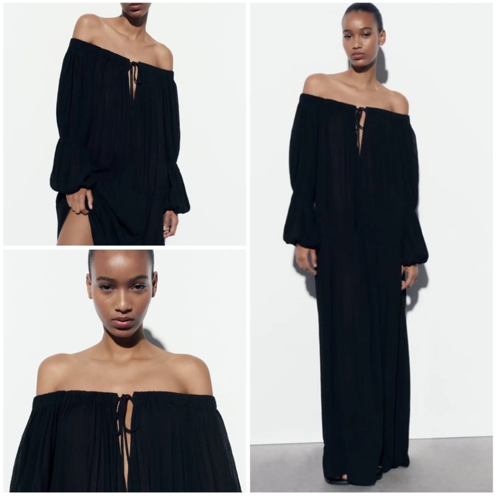 Zara The Lydia Dress - Off Shoulder Maxi